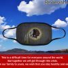 Washington Redskins Football Team Mask Filter - Face Mask Filter MP 2.5
