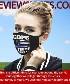 Cops For Trump Flag US 2020 Cloth Face Mask