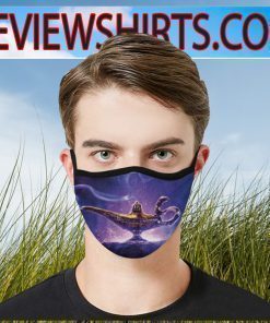 Cartoon Face Mask logo aladdin