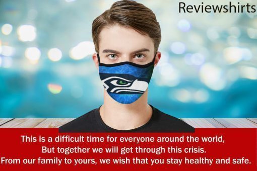 Seattle Seahawks Face Mask Filter Activated Carbon PM 2.5