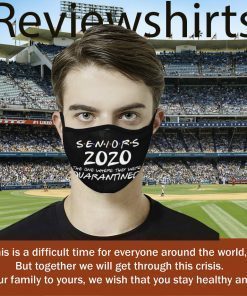 Seniors 2020 Mask - Seniors Cloth Face Mask - The One Where They Were Quarantined Face Mask