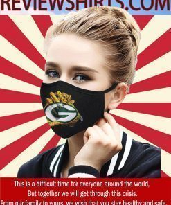 Green Bay Packers Face Mask - high quality cloth face mask