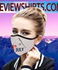 4th of July Baseball Face Masks