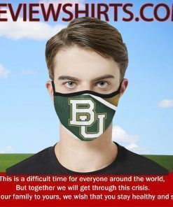 American Football Baylor Bears Cloth Face Mask US