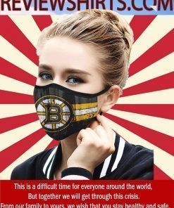 Boston Bruins Flag US Cloth Face Mask