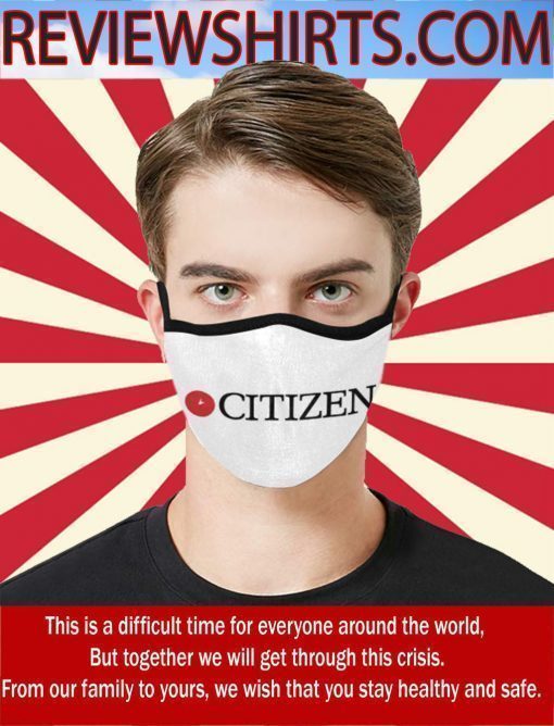 Citizen Clock 2020 Cloth Face Mask