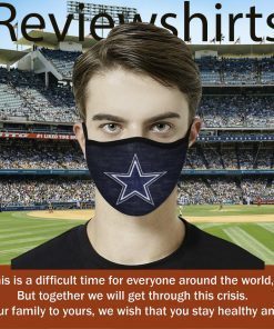 Dallas Cowboys US Face Mask - Filter Activated Carbon PM 2.5 FM
