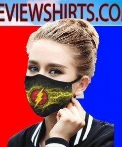 the flash logo Face Masks