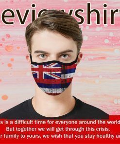 Hawaiian Flag Metal Cloth Face Mask 2020