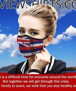 Hawaiian Flag Metal Cloth Face Mask 2020