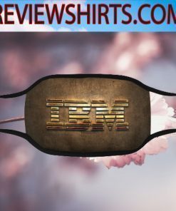IBM golden Logo Cloth Face Mask