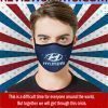 Logo Hyundai Car Face Masks