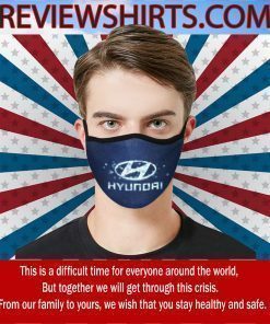 Logo Hyundai Car Face Masks