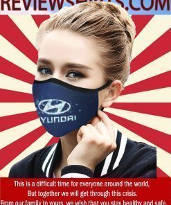 Logo Hyundai Car Face Masks