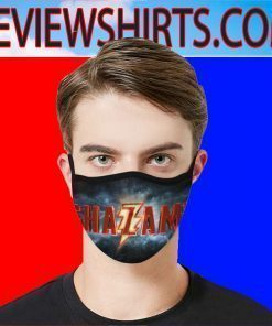 Logo Shazam Face Mask