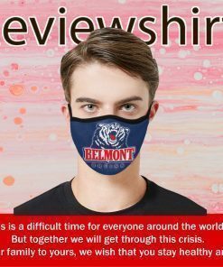 Belmont Bruins university Logos Cloth Face Mask US