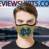 Notre Dame Face Mask - Notre Dame #FaceMask - Notre Dame NFL Face Mask