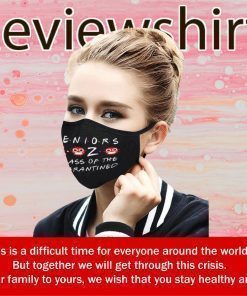 Seniors 2020 Quarantine Reusable Face Mask Class of The Quarantined Sublimation Washable Adult Face Mask Class of 2020