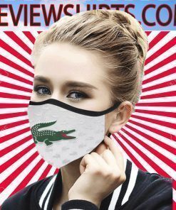 logo Shoes crocodile Lacoste Face Mask