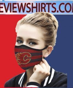 Calgary Flames Flag US Cloth Face Mask