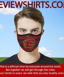 Calgary Flames Flag US Cloth Face Mask