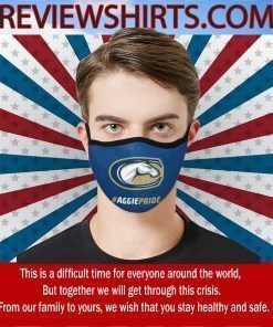 California Davis Aggies Cloth Face Mask - #Aggiefride 2020