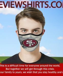 Camo San Francisco 49ers 2020 Face Mask