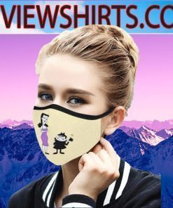 Cartoon Film Badenov And Natasha Fatale Face Mask