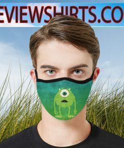 Cartoon Film Mike Wazowski Face Mask