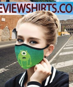 Cartoon Film Mike Wazowski Face Mask