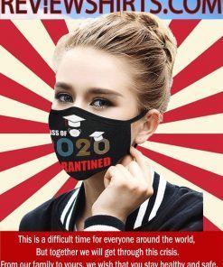 Class Of 2020 Quarantine Cloth Face Mask