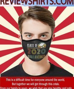 Class Of 2020 Quarantined Face Masks - vintage Class In Quarantine Cloth Face Mask