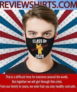 Class Of 2020 quarantined graduation senior Cloth Face Mask