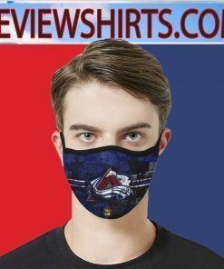 Colorado Avalanche Flag US Cloth Face Mask