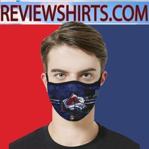 Colorado Avalanche Flag US Cloth Face Mask