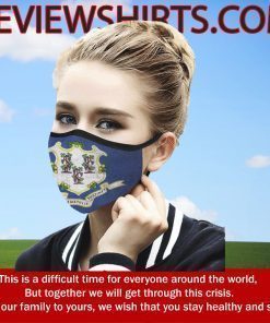 Connecticut US State Cloth Face Mask - Washable and Reusable 2020