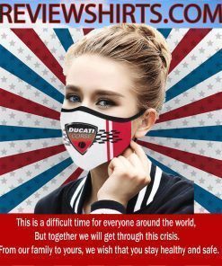 DUCATI LOGO CLOTH FACE MASK 2020