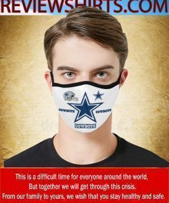 Dallas Cowboys Logo Face Mask - Dallas Cowboys Football Team NFL