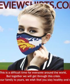 Denver Broncos Colorado Flag US Cloth Face Mask