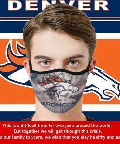 Denver Broncos Face Mask - Limited Edition