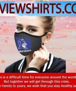 Duke Basketball Face Mask Activated Carbon