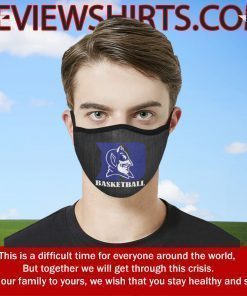 Duke Basketball Face Mask Activated Carbon