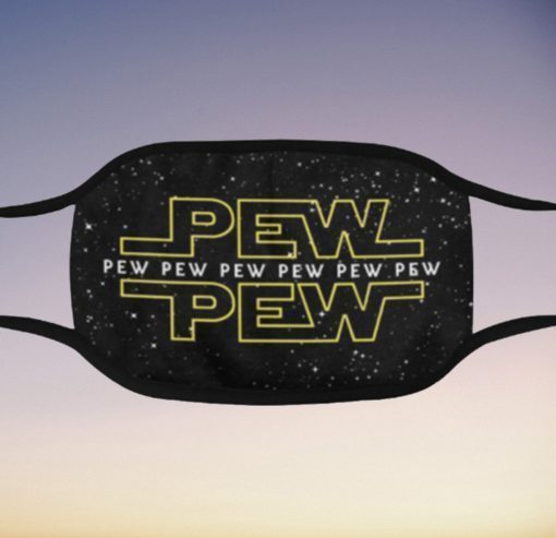 Face Mask Star Wars Pew Pew Pew