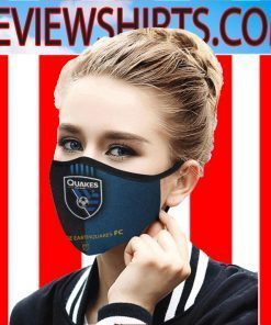 San Jose Earthquakes Soccer Team Cloth Face Masks