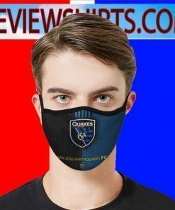 San Jose Earthquakes Soccer Team Cloth Face Masks