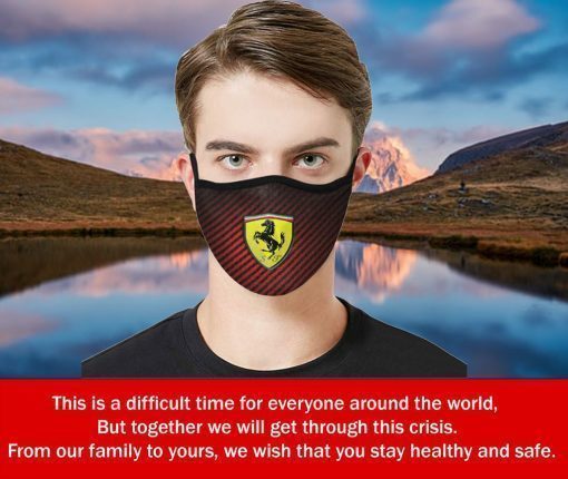 Ferrari Logo Cloth Face Mask – Filter Face Mask US 2020