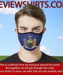 New York State, Flag Cloth Face Mask 2020