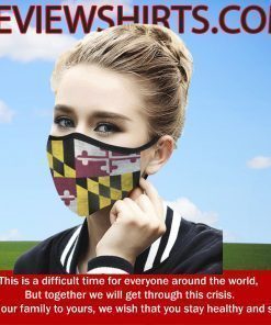 Flag Of Maryland US Cloth Face Mask
