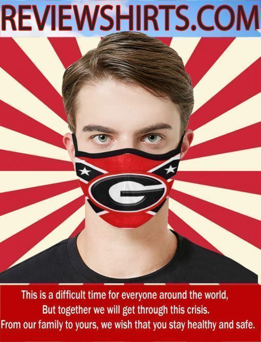 Georgia Bulldogs Rebel Flag 2020 CLoth Face Mask