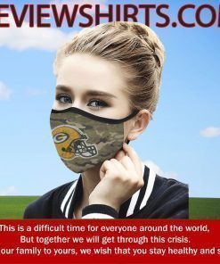Green Bay Packers Camo Face Mask US